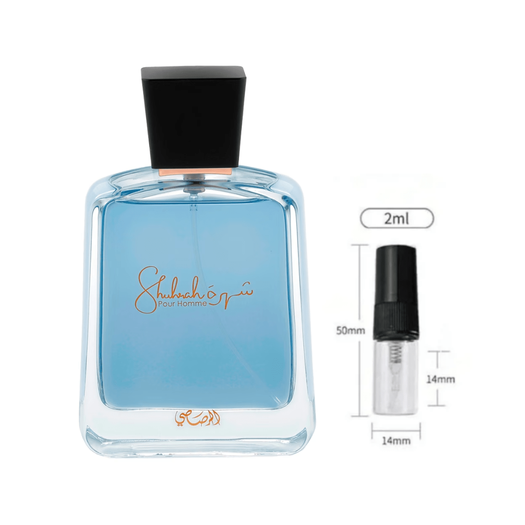 Decant Shuhrah Pour Homme - Fragranza Perfumes